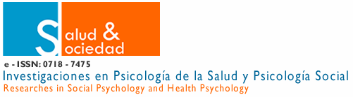 Salud & Sociedad: investigaciones en psicologia de la salud y psicologia social